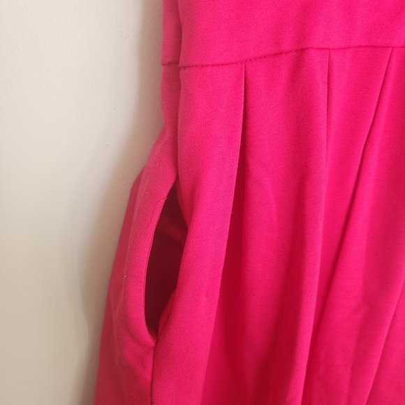LC Lauren Conrad Pink Bow Fit and Flare Dress (with Pockets!), size 6 - Picture 6 of 9